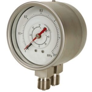 DIFFERENTIAL PRESSURE GAUGES DOUBLE BOURDON TUBE TYPE