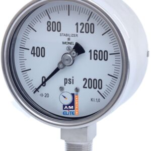 MONEL SOLID FRONT PRESSURE GAUGES