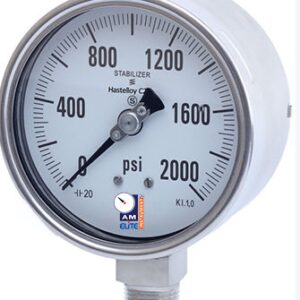 HASTELLOY SOLID FRONT PRESSURE GAUGES