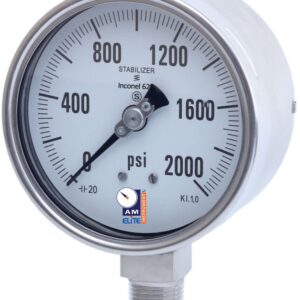 INCONEL SOLID FRONT PRESSURE GAUGES